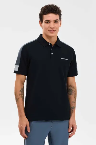 Skechers M Colorblock Detall Polo Tshırt S221047-3817 