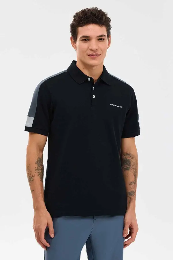 Skechers M Colorblock Detall Polo Tshırt S221047-3817 - 1