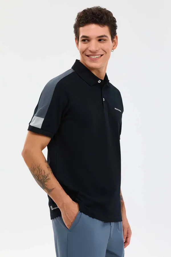 Skechers M Colorblock Detall Polo Tshırt S221047-3817 - 2