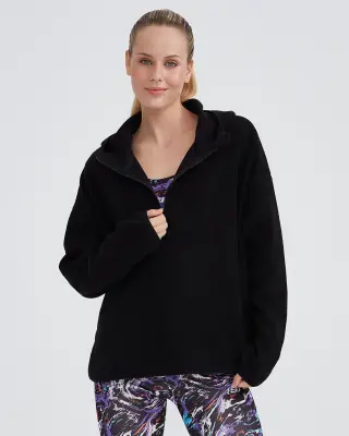 Skechers Mont Byn W Outdoor Fleece Half Z Sherpa S232297-001  - 1
