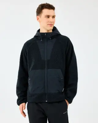 Skechers Montm Comfort Hoodie Sherpa Erk Siyah S2520131-3817 - 1