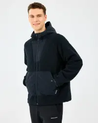 Skechers Montm Comfort Hoodie Sherpa Erk Siyah S2520131-3817 (1)